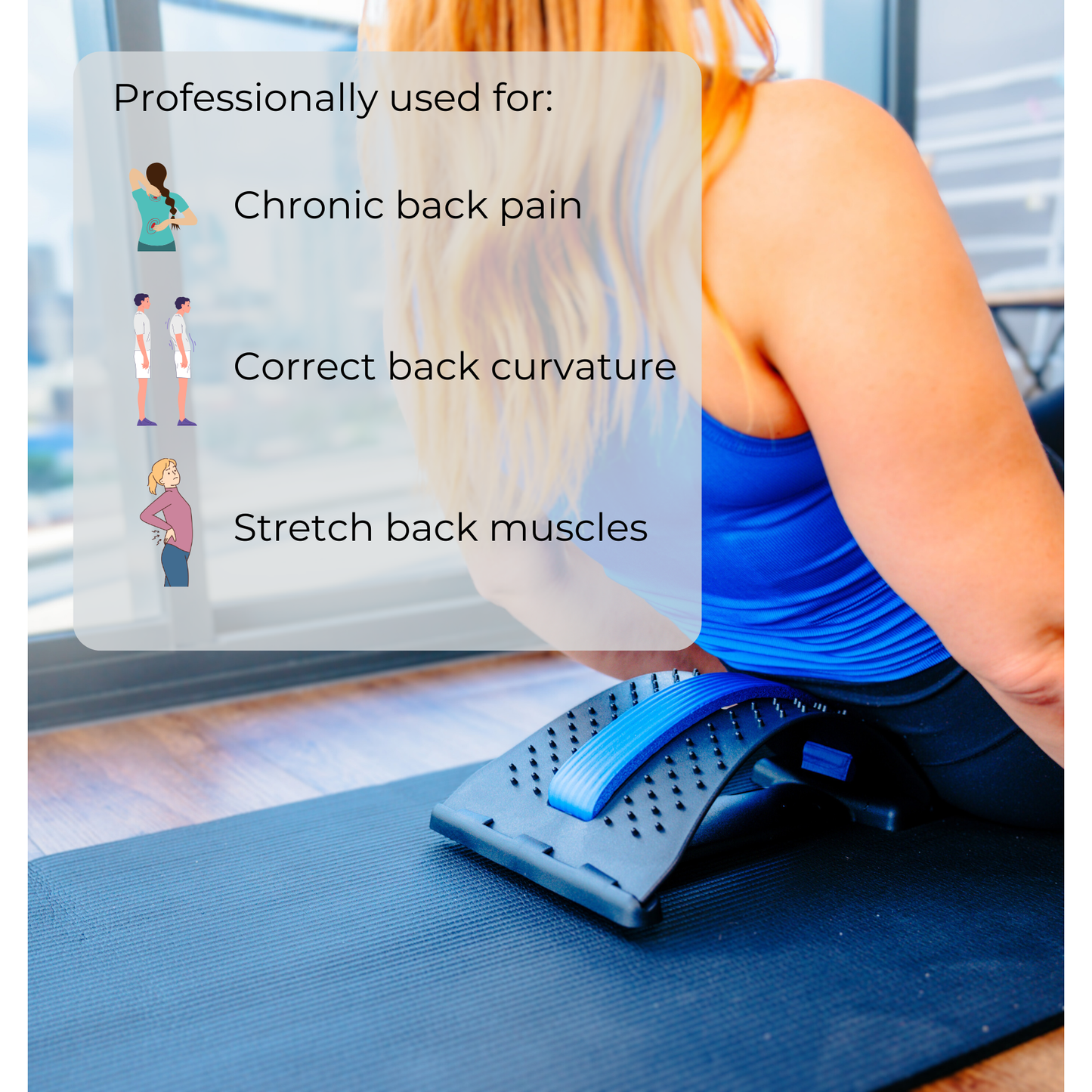 Spine Aligner - Adjustable Back Stretcher